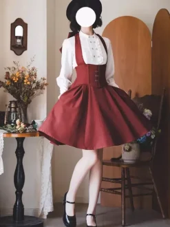 Chemisiers Lolita doux Haut Lolita blanc à manches longues Chemise Lolita à volants