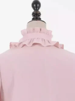 Chemisiers Lolita doux haut Lolita écru et blanc manches longues volants chemise Lolita