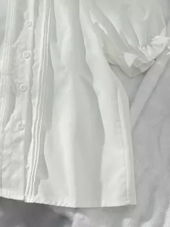 Chemisiers Lolita doux hauts Lolita blancs à manches courtes et volants chemise Lolita