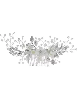Coiffe de mariage peigne fleur métal accessoires de cheveux de mariée
