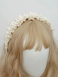 Coiffe noire Lolita Cathighness Headwear Bandeau Lolita