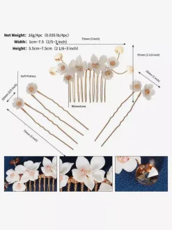 Coiffe de mariage Peigne Accessoires de cheveux de mariée en métal