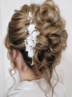 Coiffes Accessoires de cheveux en métal de mariage pour la mariée