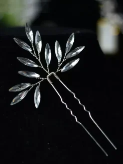 Coiffes Chapeaux de mariage Accessoires de cheveux de mariée strass