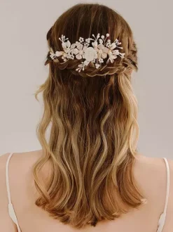 Coiffes de mariage Peigne Métal Accessoires de cheveux de mariée