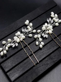 Coiffes Accessoires de cheveux en métal de mariage pour la mariée