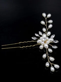 Coiffes Accessoires de cheveux en métal de mariage pour la mariée