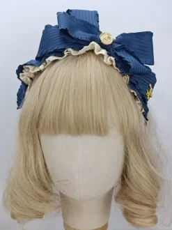 Coiffure Accessoires Mginonne Lolita Cameo Pink Ruffles Bows Couvre-chef Divers