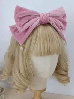 Coiffure Accessoires Mignonne Lolita avec n艙ud en perles noires Divers