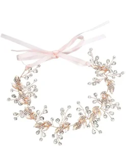 Coiffure de mariage Accessoires de cheveux de feuille de métal
