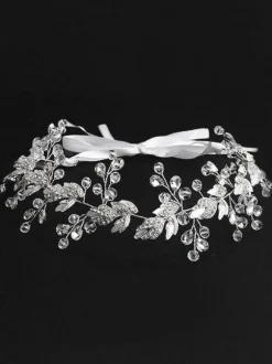 Coiffure de mariage Accessoires de cheveux de feuille de métal