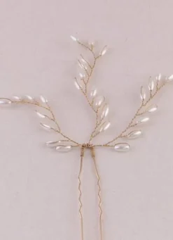 Coiffure de mariée accessoire de cheveux