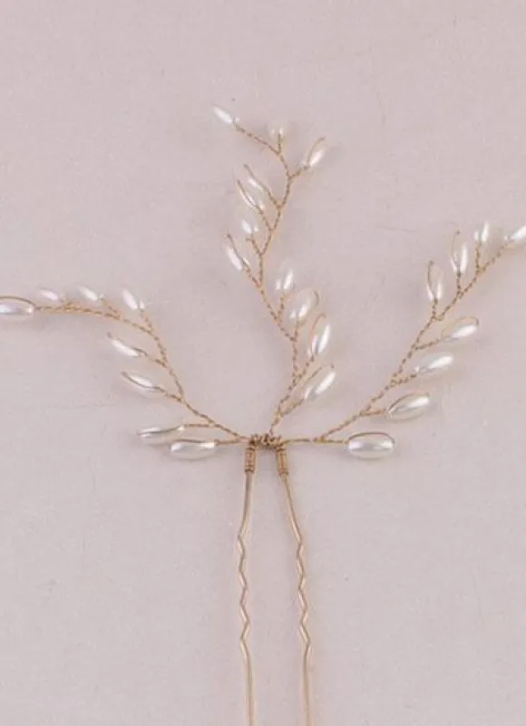 Coiffure de mariée accessoire de cheveux