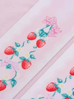 Collants Sweet Lolita Rose Spandex Motif Fruits Accessoires Lolita