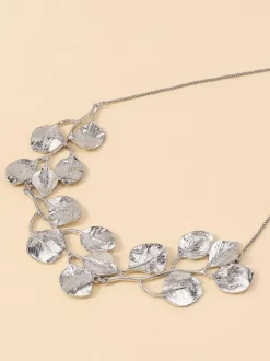 Collier en forme de feuille pour femme 2026