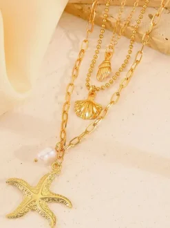 Collier Métal Quotidien Simple Adulte Femme Bijoux