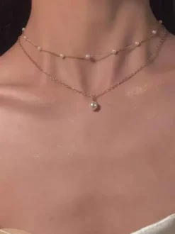Colliers de mariage Or Collier de mariage en or