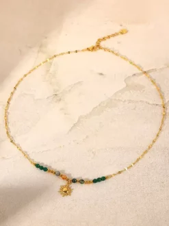 Collier tendance en perles colorées Sun Chic