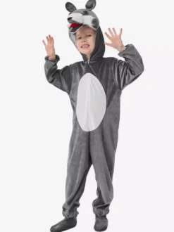 Combinaison pyjama Kigurumi Halloween Animal pour enfant en polyester