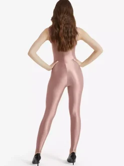 Combinaison Zentai pour femme Cameo Pink Combinaison Catsuit en Lycra Spandex extensible et sexy