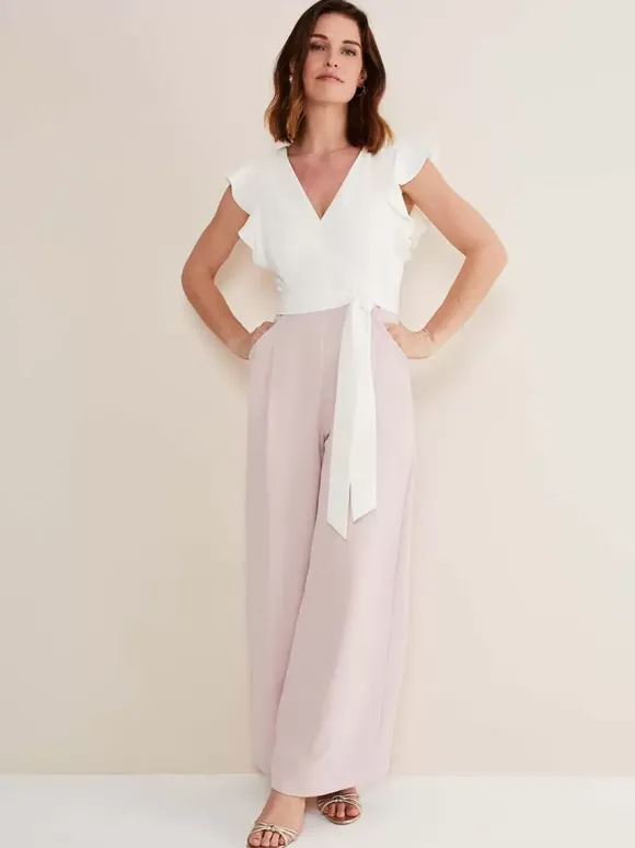 Combinaison de mariage tenue de mère de mariée combinaison sans manche col v