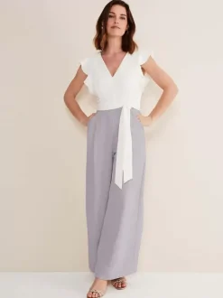 Combinaison de mariage tenue de mère de mariée combinaison sans manche col v