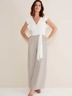 Combinaison de mariage tenue de mère de mariée combinaison sans manche col v