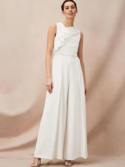 Combinaison de mariage tenue de mère de mariée 2 pièces combinaison sans manche