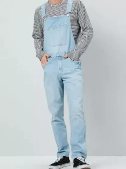 Combinaisons en jean pour hommes salopettes jeans de travail pantalons cargo