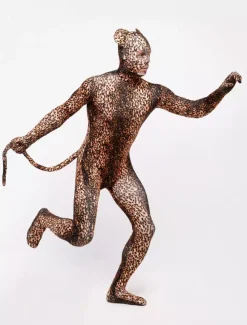 Combinaisons zentai animales Vêtement de zentai léopard à motif léopard en lycra spandex yeux ouverts Déguisements Halloween