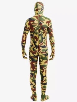 Combinaisons zentai camouflage Toussaint Cosplay Costume de zentai enveloppé moderne unisexe en lycra spandex multicolore camouflage Halloween