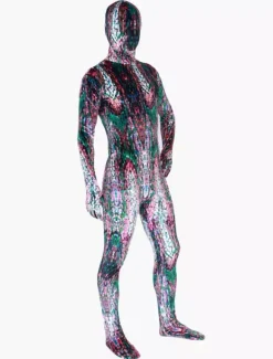 Combinaisons zentai camouflage Halloween Costume Morph Carnaval Zentai Multicolore Body Lycra Spandex