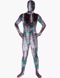 Combinaisons zentai camouflage Halloween Costume Morph Carnaval Zentai Multicolore Body Lycra Spandex