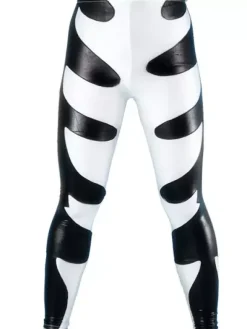 Combinaisons zentai motifs Costume de zentai multicolore de pantalons métallisé brillant Déguisements Halloween
