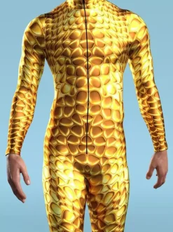 Combinaisons zentai motifs Halloween Combinaison mécanique Cyber Armor combinaison Cosplay Punk costume Steampunk fête d'Halloween spectacles costume Zentai cool pour hommes