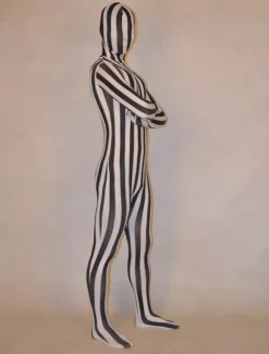 Combinaisons zentai motifs Toussaint Cosplay Combinaison de zentai populaire enveloppé unisexe en lycra spandex multicolore avec rayures Déguisements Halloween