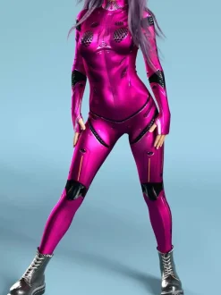 Combinaison sexy pour femme style zentai imprimé robot effet tatouage catsuit sexy