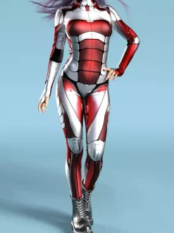 Combinaison sexy pour femme style zentai imprimé robot effet tatouage catsuit sexy