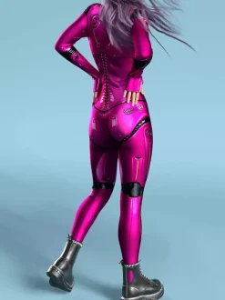 Combinaison sexy pour femme style zentai imprimé robot effet tatouage catsuit sexy