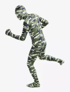 Combinaisons zentai camouflage Costume populaire de zentai enveloppé unisexe en lycra spandex multicolore camouflage Halloween