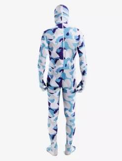 Combinaisons zentai camouflage Costume confortable de zentai enveloppé unisexe en lycra spandex multicolore camouflage Halloween