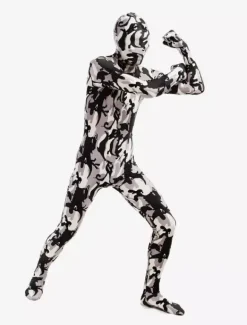 Combinaisons zentai camouflage Costume moderne de zentai enveloppé unisexe en lycra spandex multicolore camouflage Déguisements Halloween