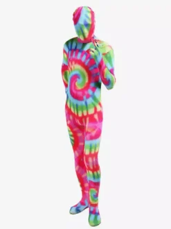 Combinaisons zentai motifs Combinaison Zentai pour adulte en lycra et élasthanne à imprimé floral pour tout le corps