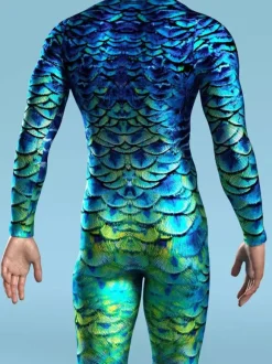Combinaisons Zentai à motifs Combinaison moulante à imprimé camouflage zèbre Illusion d'optique 3D