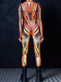 Combinaisons zentai motifs Halloween Combinaison zentai pour femme style punk hyun couleur