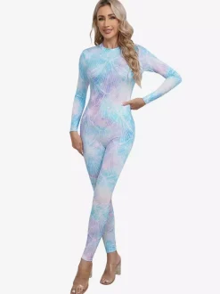 Combinaisons zentai motifs Halloween Combinaison sexy pour femme en lycra et élasthanne à imprimé écailles de poisson