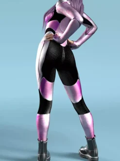 Combinaison Zentai anatomique 3D sexy pour femme style cyberpunk inspirée du carnaval de Venise.
