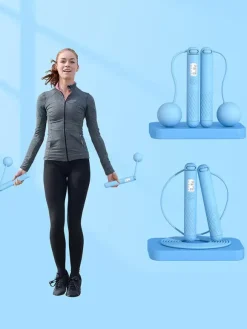 Corde À Sauter Sans Fil Rechargeable Adultes Enfants Exercice Sport Athlétique Comptage Intelligent