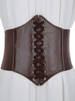 Corset classique Lolita Corset Synthétique Lacet Corset Lolita Déguisements Halloween