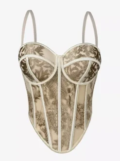 Corsets noirs sexy sans manches à bretelles coupe ajustée.